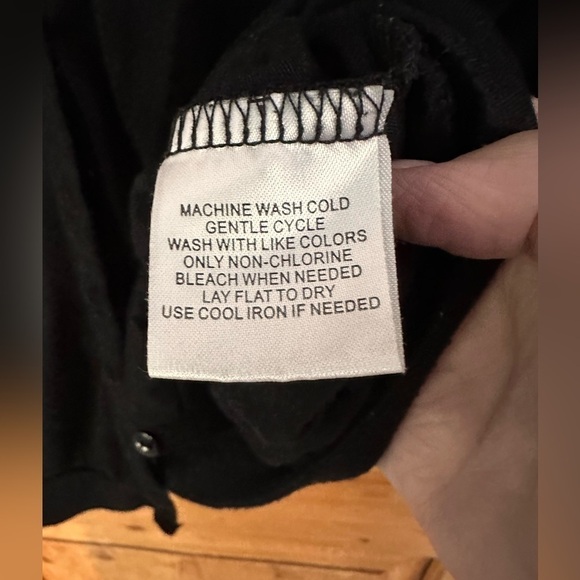 🎉Derek Heart Black Cotton Shrug Style Cardigan Button Down Size Small - Picture 6 of 9